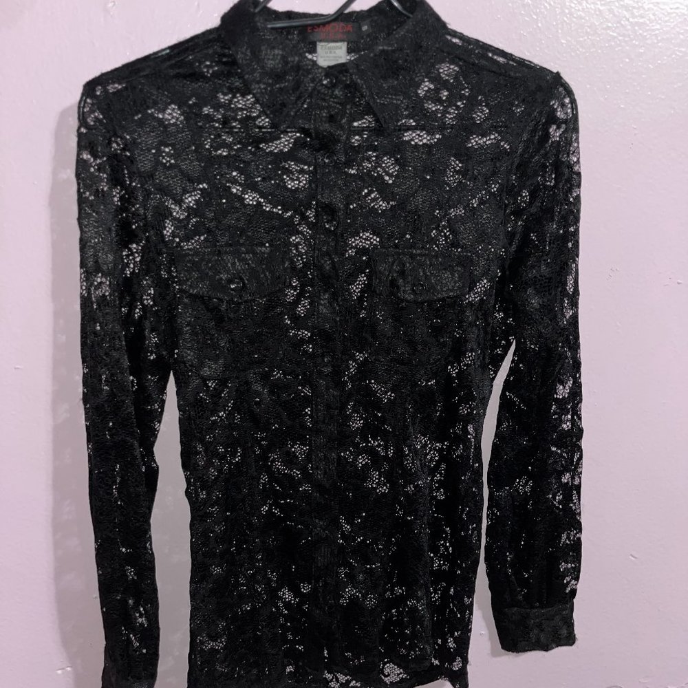 ESMODA black shirt Size S